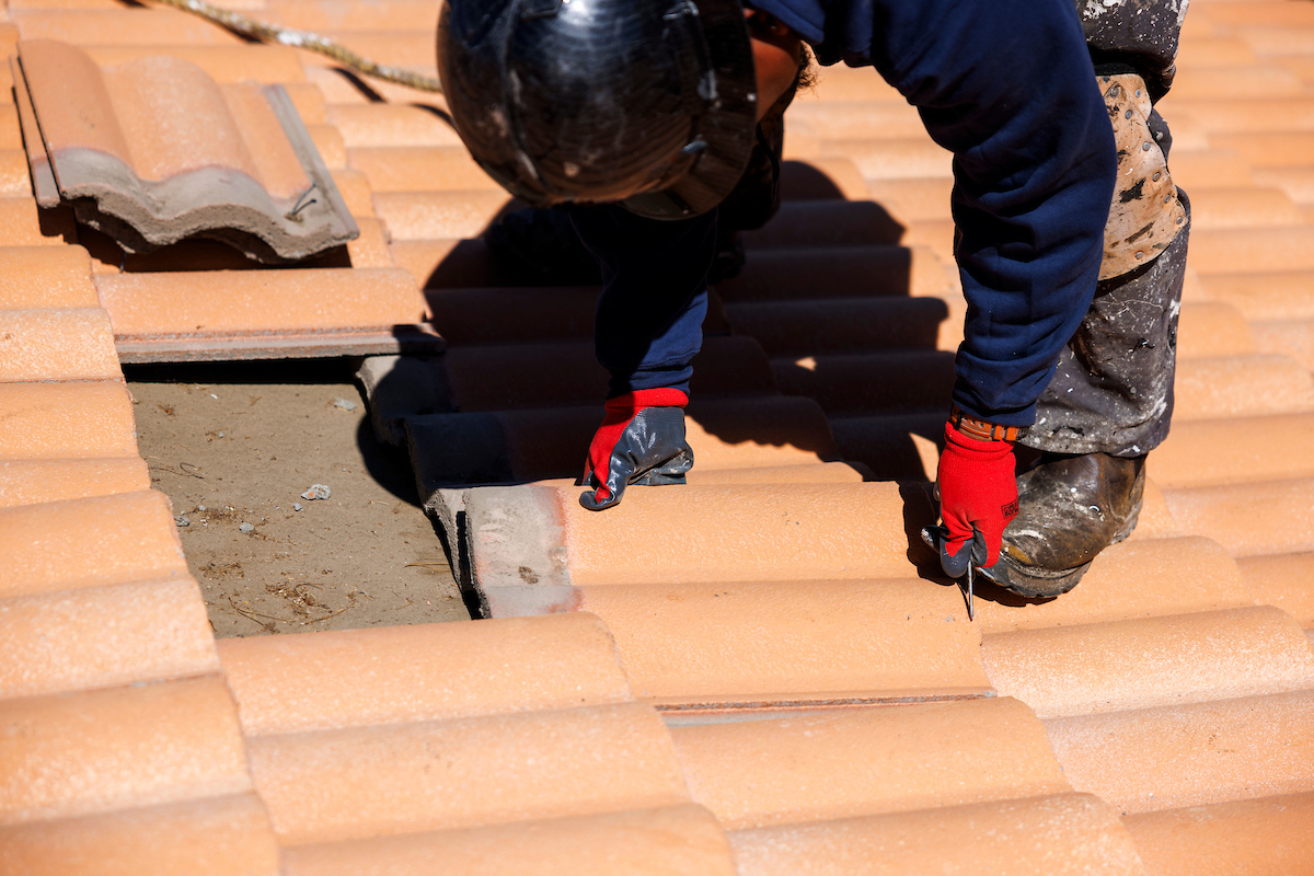 Repairing Tile Roof